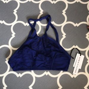 ROBIN PICCONE Blue lace swimwear